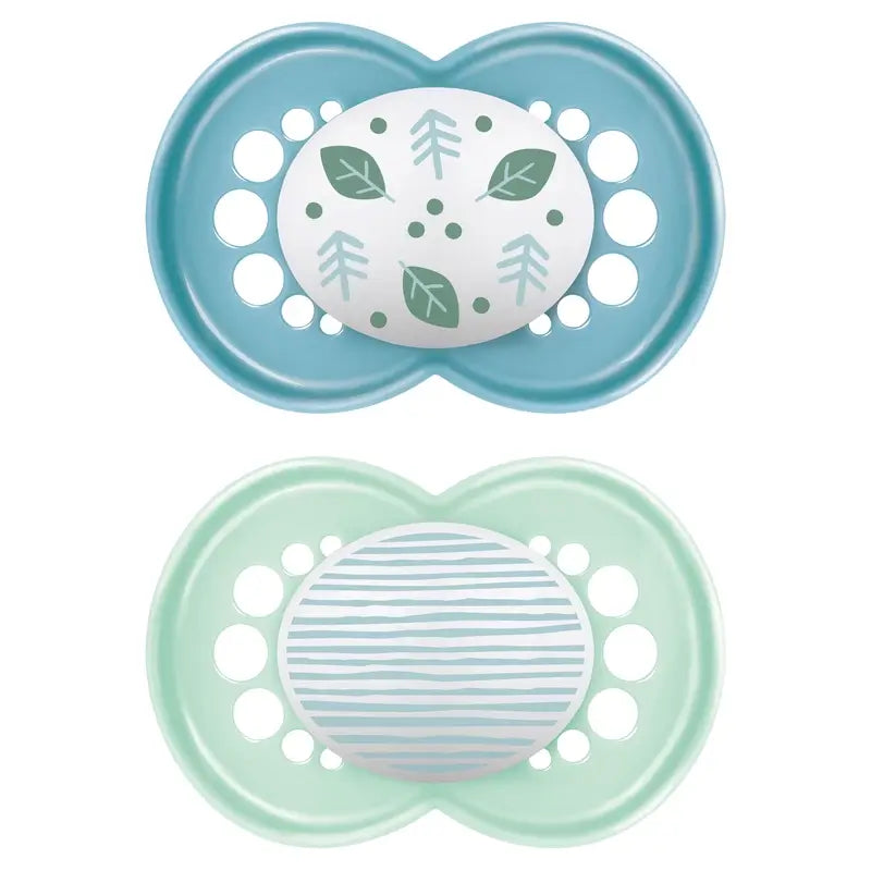 Chupeta Mam Baby Original Silicone Neutro 2-6M, 2 unidades