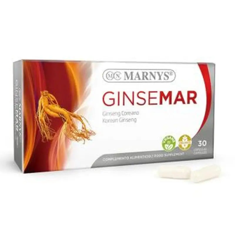 Marnys Ginsemar (Ginseng Coreano) 30 Cápsulas