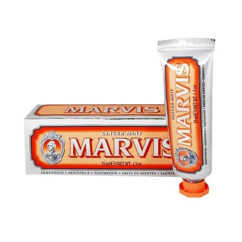 Marvis Pasta de Dientes Ginger Mint 25 ml, Tamaño Viaje