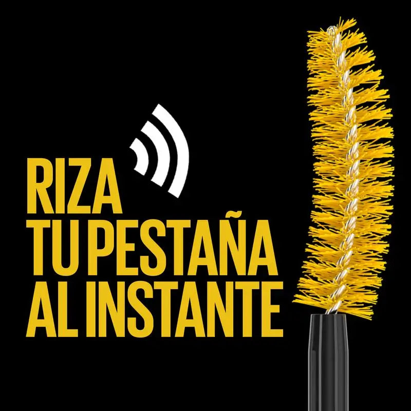 Máscara de pestanas Maybelline New York Colossal 24h Lash Mascara para uma ondulação completa e um volume total.