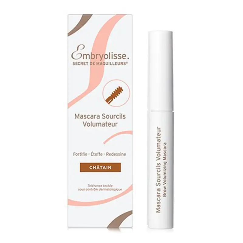 Embryolisse Mascara Sourcils Volumateur Châtain  , 5 ml