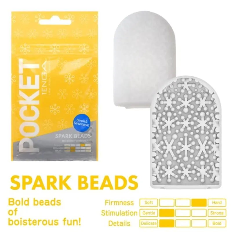 Masturbador De Bolsillo Tenga Spark Beards 