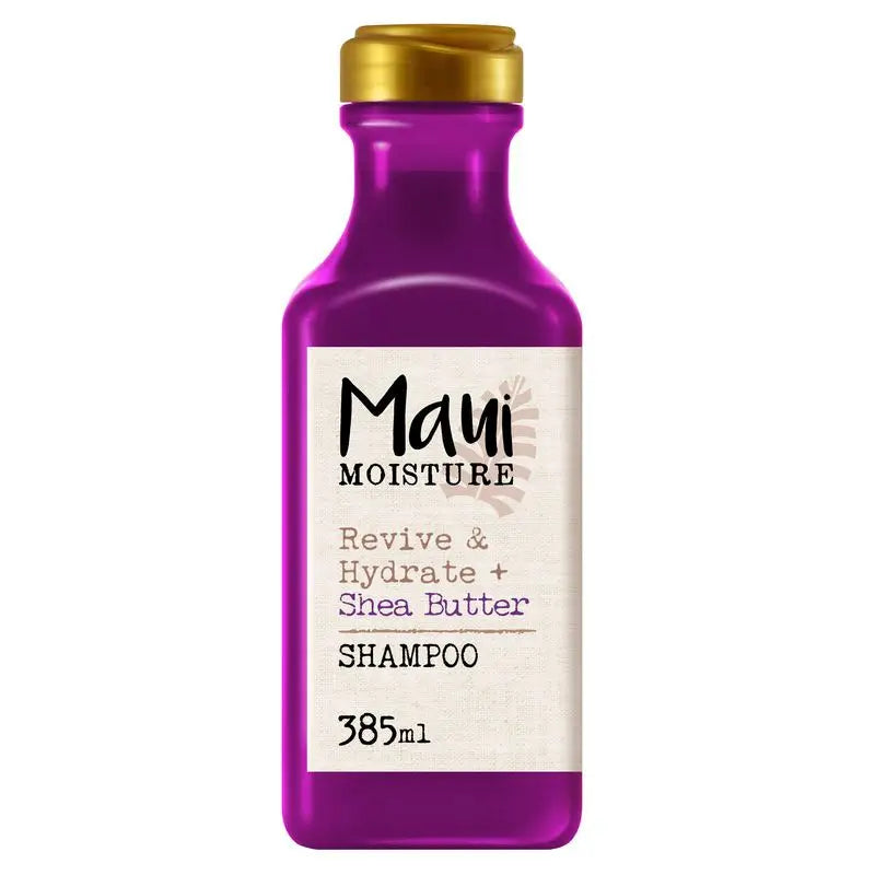 Maui Moisture, Champú Revitaliza E Hidrata Manteca De Karité, Pelo Seco Y Dañado, 385 Ml