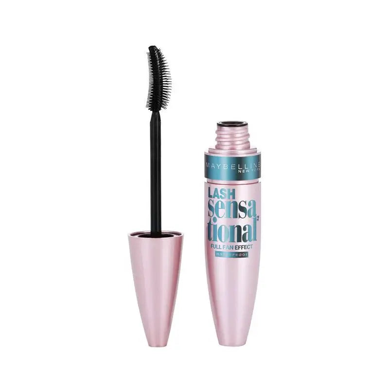 Maybelline New York Lash Sensational Wateproof máscara de volume preta, 9,5 ml