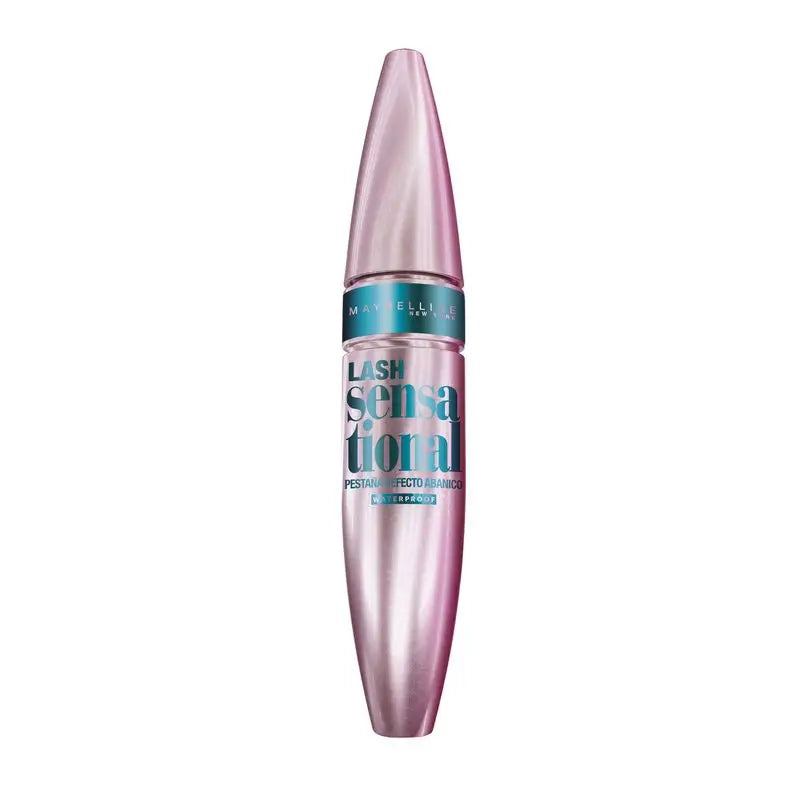 Maybelline New York Lash Sensational Wateproof máscara de volume preta, 9,5 ml