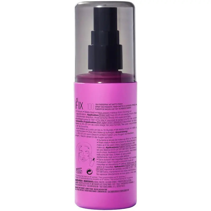 Maybelline New York Lasting Fix Makeup Fixing Spray Fixador de Maquilhagem de Longa Duração - 100Ml