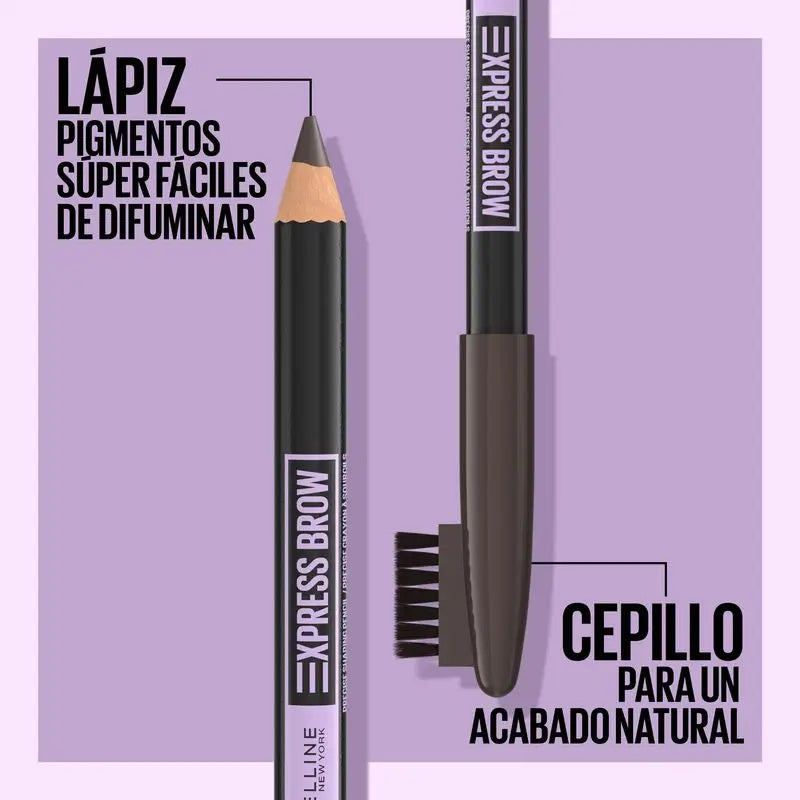 Lápis para Sobrancelhas Maybelline New York Express na tonalidade 05 Castanho Profundo