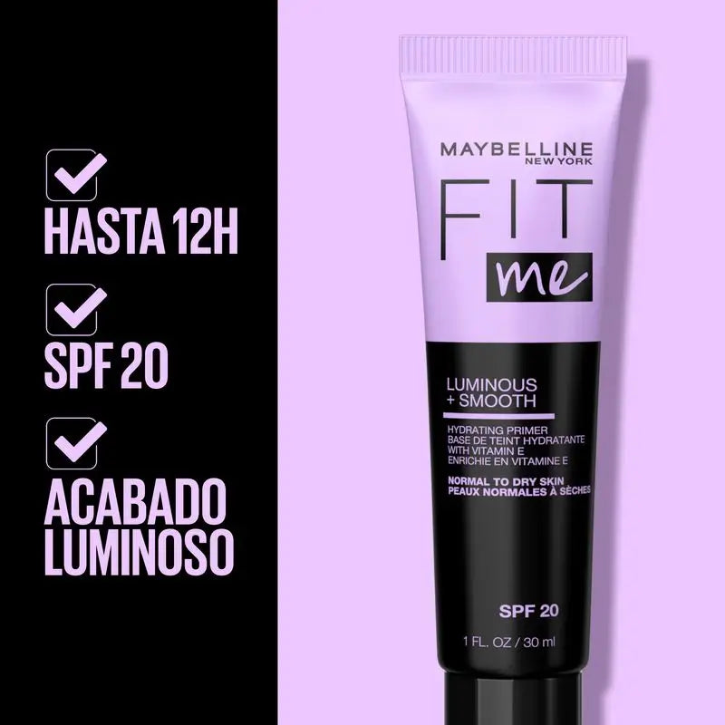 Maybelline New York Fit Me Moisturising Primer Para Pele Normal a Seca.