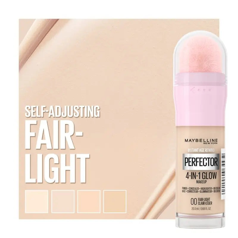 Maybelline New York Instant Perfector Glow 4 em 1, O Brilho que se Usa Como se Quer, Tonalidade 00 Luz Clara