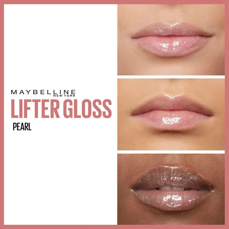 Maybelline New York Lifter Gloss Brilho Labial Sombra 01 Pérola . Hidratação intensa e lábios preenchidos.