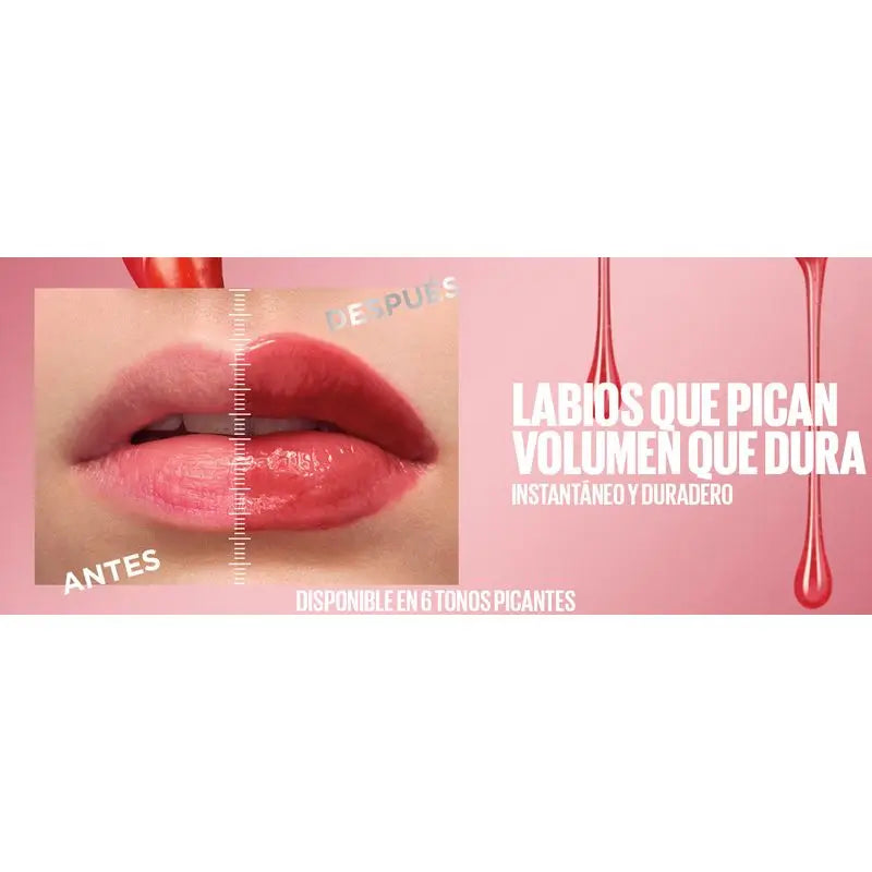 Maybelline New York Lifter Plump com Pimenta e Ácido Hialurónico, Sombra 002 Mauve Bite