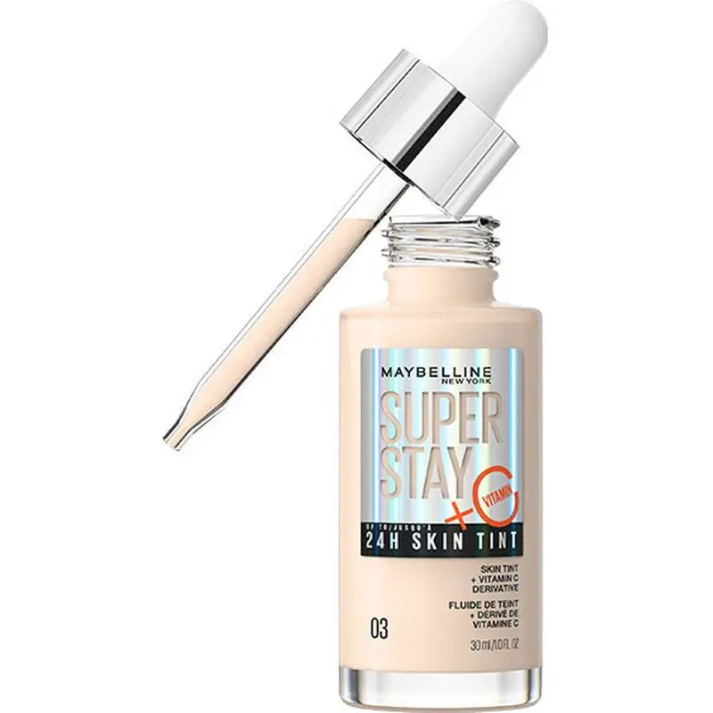 Maybelline New York Super Stay Skin Tint + Vitamin C 24H. Sombra 03