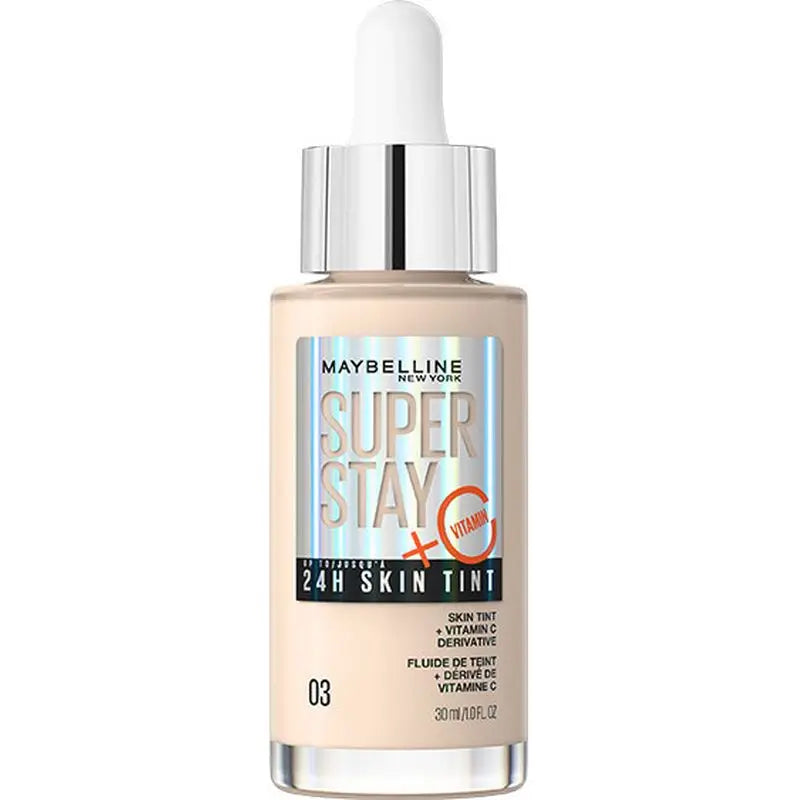 Maybelline New York Super Stay Skin Tint + Vitamin C 24H. Sombra 03