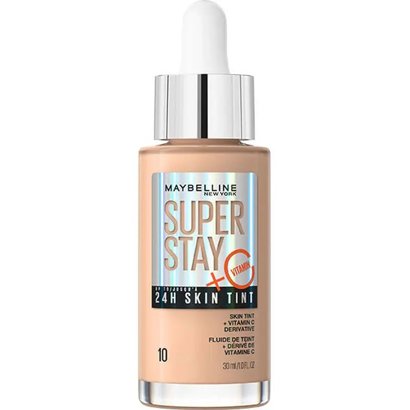 Maybelline New York Super Stay Skin Tint + Vitamin C 24H. Sombra 10