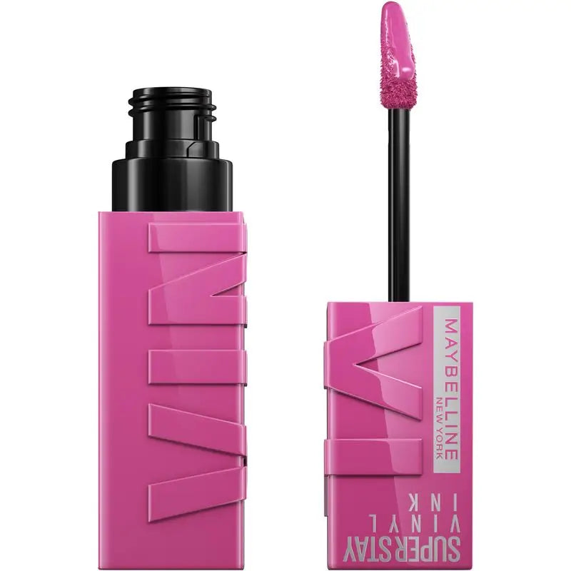 Maybelline New York Superstay Vinyl Ink Batom de efeito vinil de longa duração até 16H, Sombra 165 EDGY