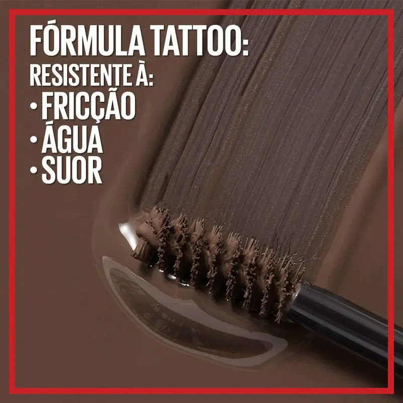 Maybelline New York Tattoo Brow Gel Brow Filler, Sombra 260 Castanho Profundo