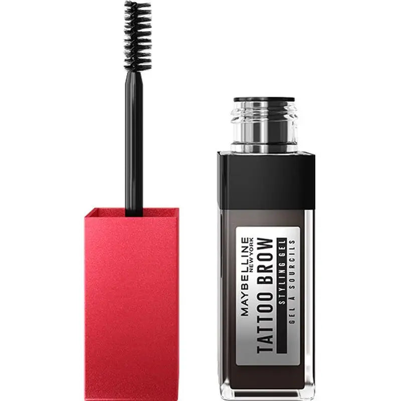 Maybelline New York Tattoo Brow Gel Preenchedor de Sobrancelhas, Sombra 262 Preto Castanho