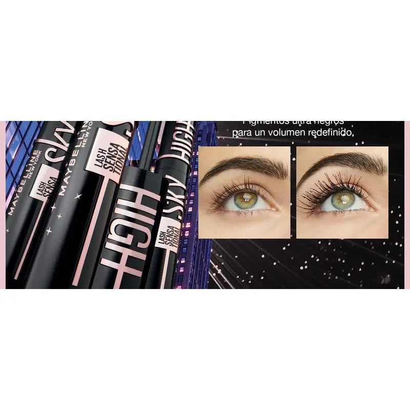 Maybelline New York Lash Sensational Sky High Cosmic: Rímel ultra-preto, com comprimento e volume