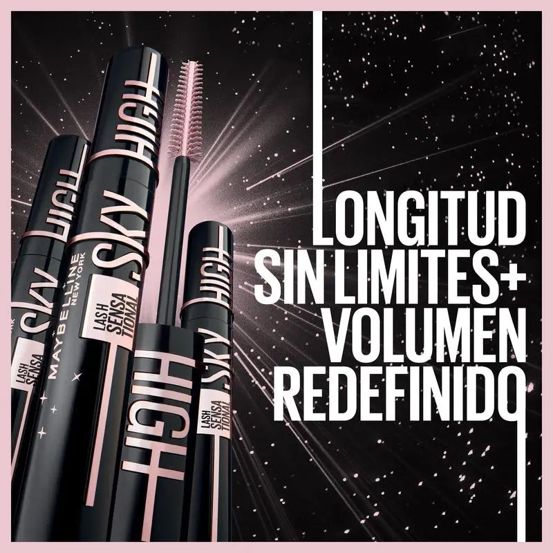 Maybelline New York Lash Sensational Sky High Cosmic: Rímel ultra-preto, com comprimento e volume