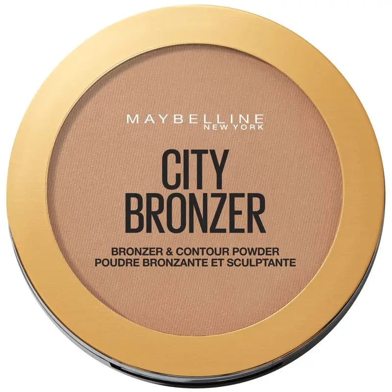 Maybelline New York Matte Bronzing Powder City Bronzer Sombra 300 Pele Negra Fria e Profunda - 8Gr