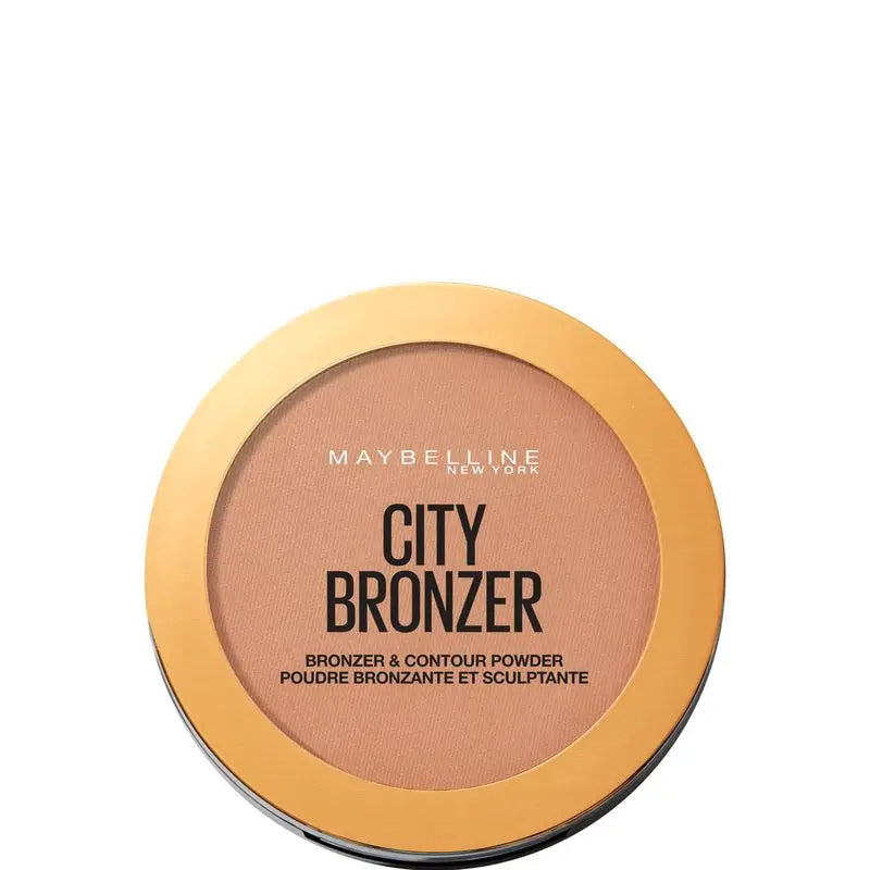 Maybelline New York Matte Bronzing Powder City Bronzer Sombra 300 Pele Negra Fria e Profunda - 8Gr