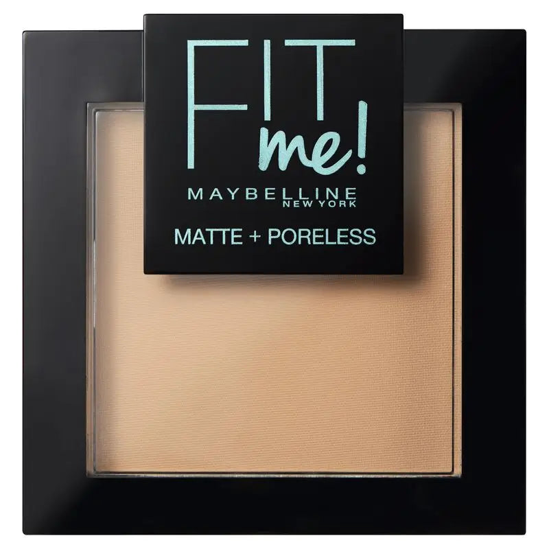 Maybelline New York Mattifying Powder Fit Me Matte & Refine Shade 220 Natural Beige Medium Dark Skin. - 9Gr