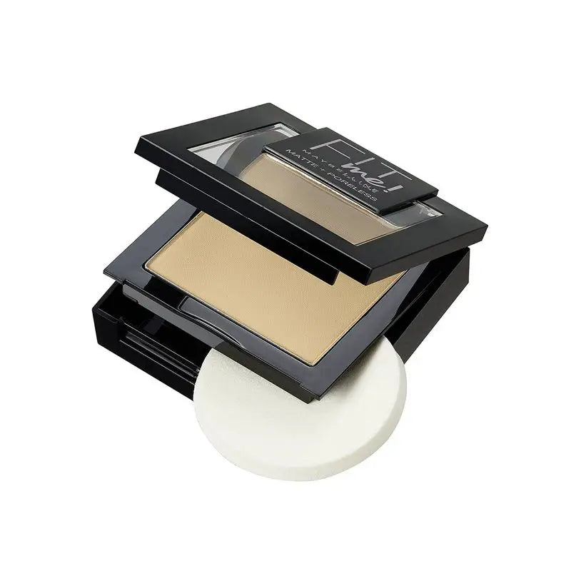 Maybelline New York Mattifying Powder Fit Me Matte & Refine Shade 220 Natural Beige Medium Dark Skin. - 9Gr