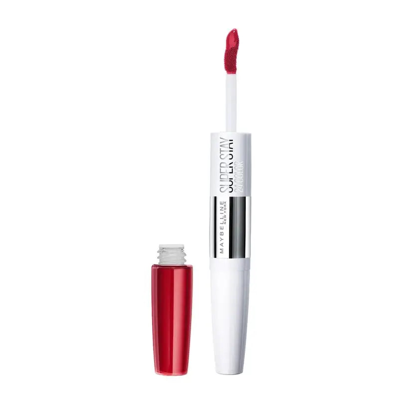 Maybelline New York Superstay 24H Long-Lasting Lipstick, Sombra 573 Vermelho Cereja Eterno