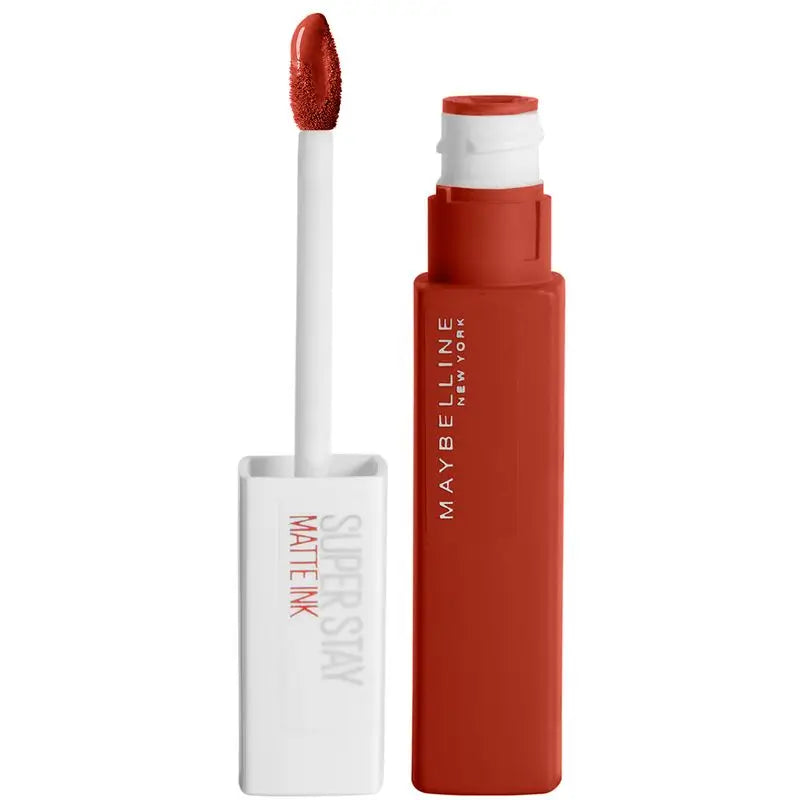 Maybelline New York Superstay Matte Ink Batom Matte de Longa Duração Sombra 117 Vermelho Quebrador de Terra