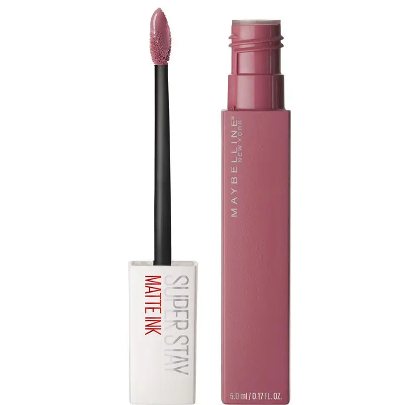 Maybelline New York Superstay Matte Ink Batom Matte de longa duração Sombra 15 Lover Cor Nude