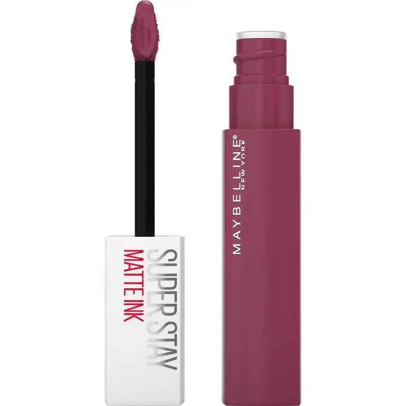 Maybelline New York Superstay Matte Ink Batom Matte de Longa Duração Sombra 165 Cor de Sucesso Roxo