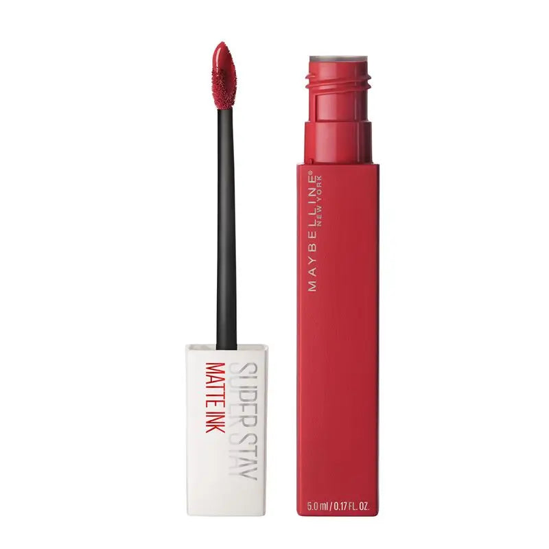 Maybelline New York Superstay Matte Ink Batom Matte de Longa Duração Sombra 20 Vermelho Pioneiro