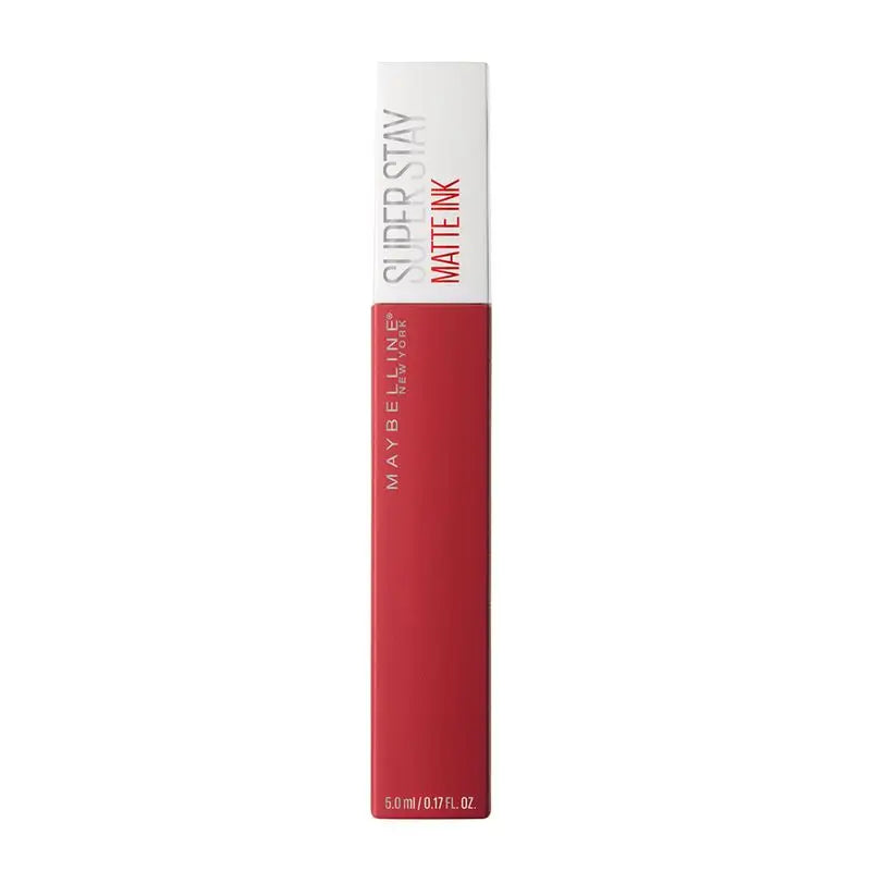 Maybelline New York Superstay Matte Ink Batom Matte de Longa Duração Sombra 20 Vermelho Pioneiro