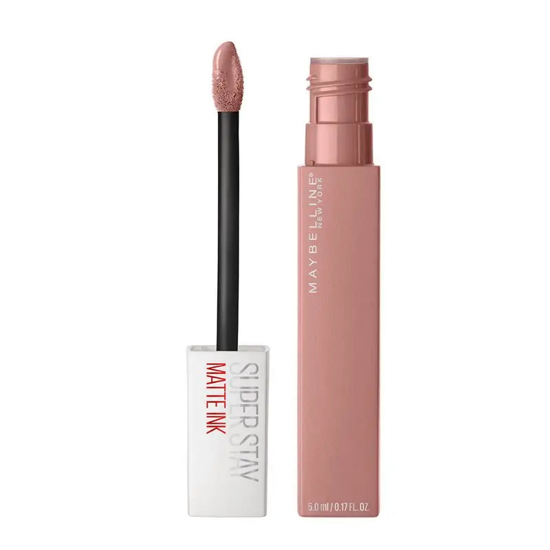 Maybelline New York Superstay Matte Ink Batom Matte de longa duração Sombra 60 Poeta Cor Nude