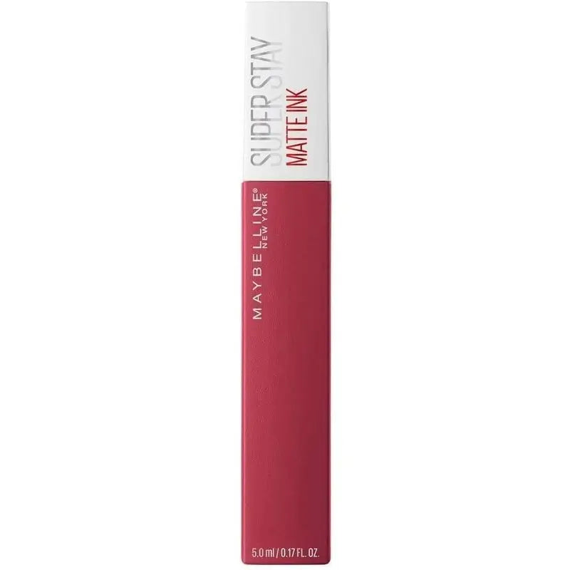 Maybelline New York Superstay Matte Ink Batom Matte de longa duração Sombra 80 Régua Cor Vermelha