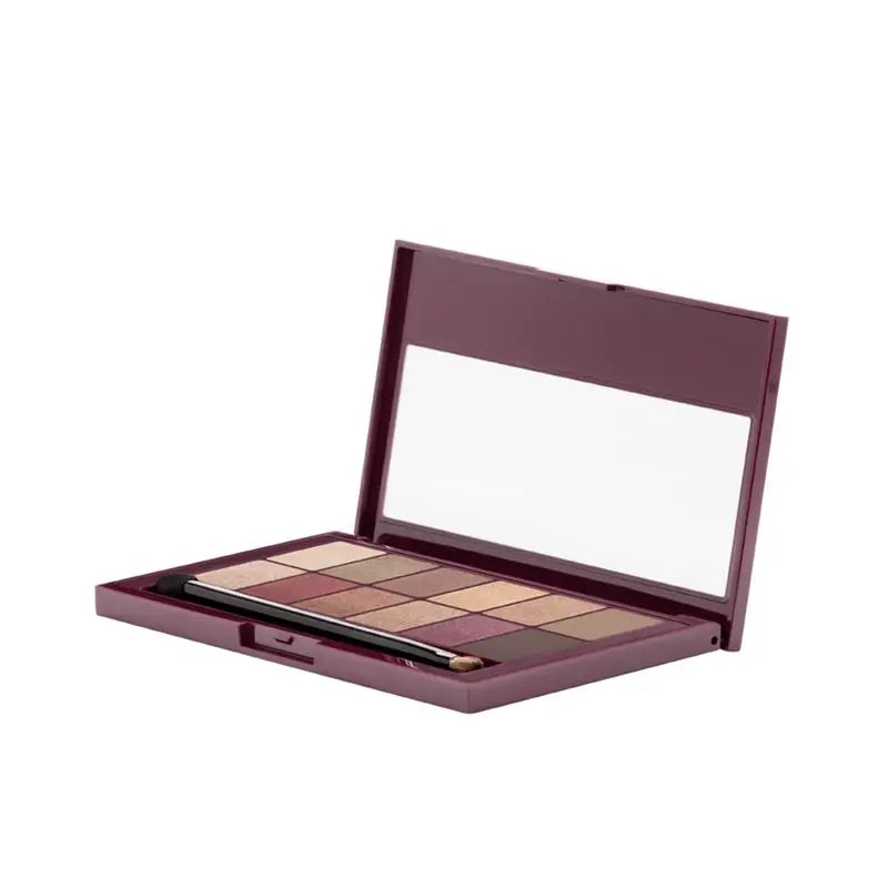 Maybelline New York The Burgundy Bar Eyeshadow Palette 12 Tons de Nude e Castanho - 9,6 G