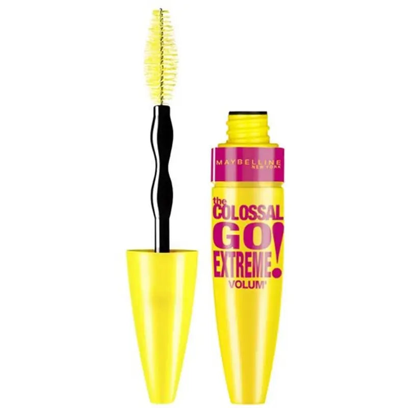 Maybelline New York The Colossal Go Extreme Black Volume Máscara Preta, 9,5 ml