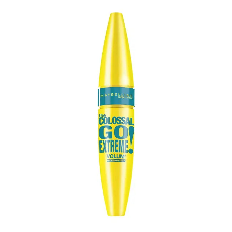 Maybelline New York The Colossal Go extreme Rímel à prova de água, volume preto, 9,5 ml