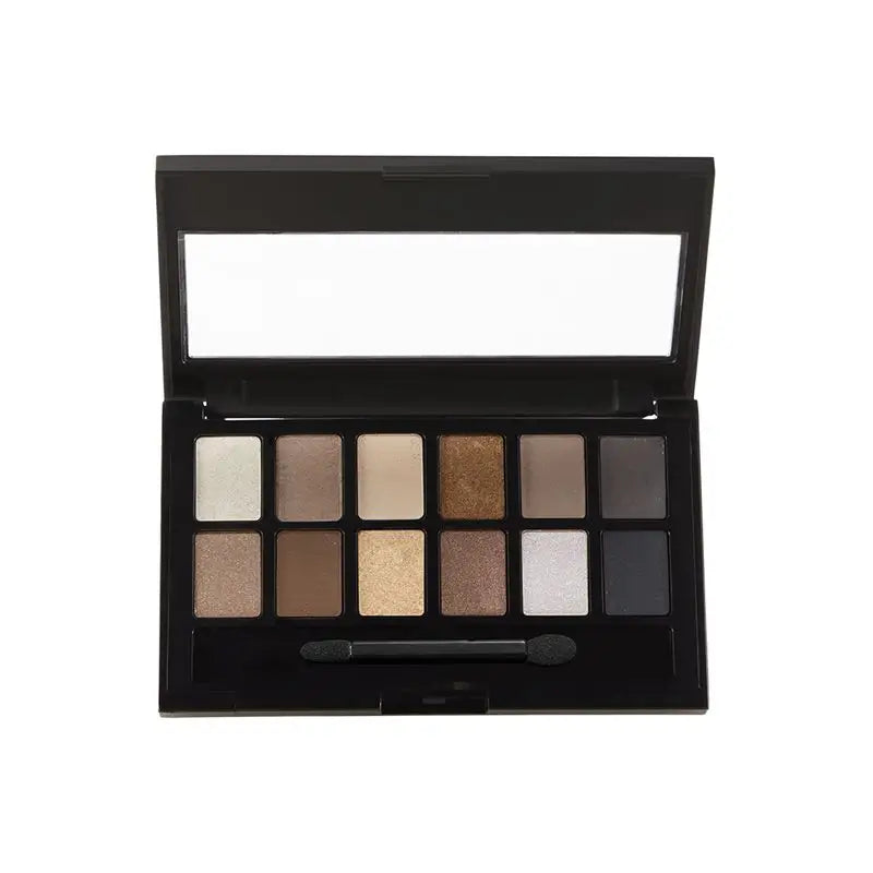 Maybelline New York The Nudes Eyeshadow Palette 12 tons de nudez e castanho, 9,6 g