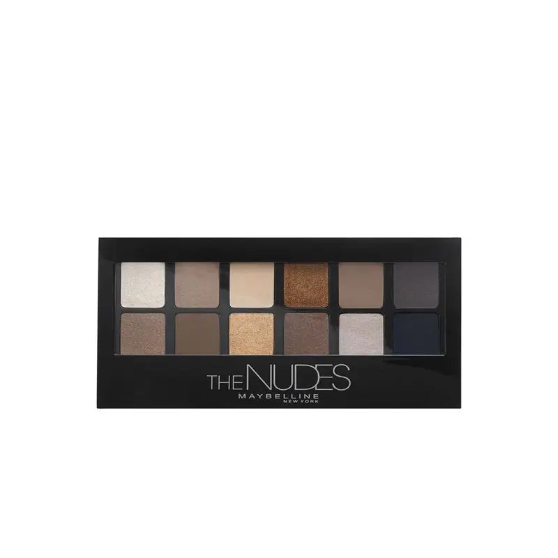 Maybelline New York The Nudes Eyeshadow Palette 12 tons de nudez e castanho, 9,6 g