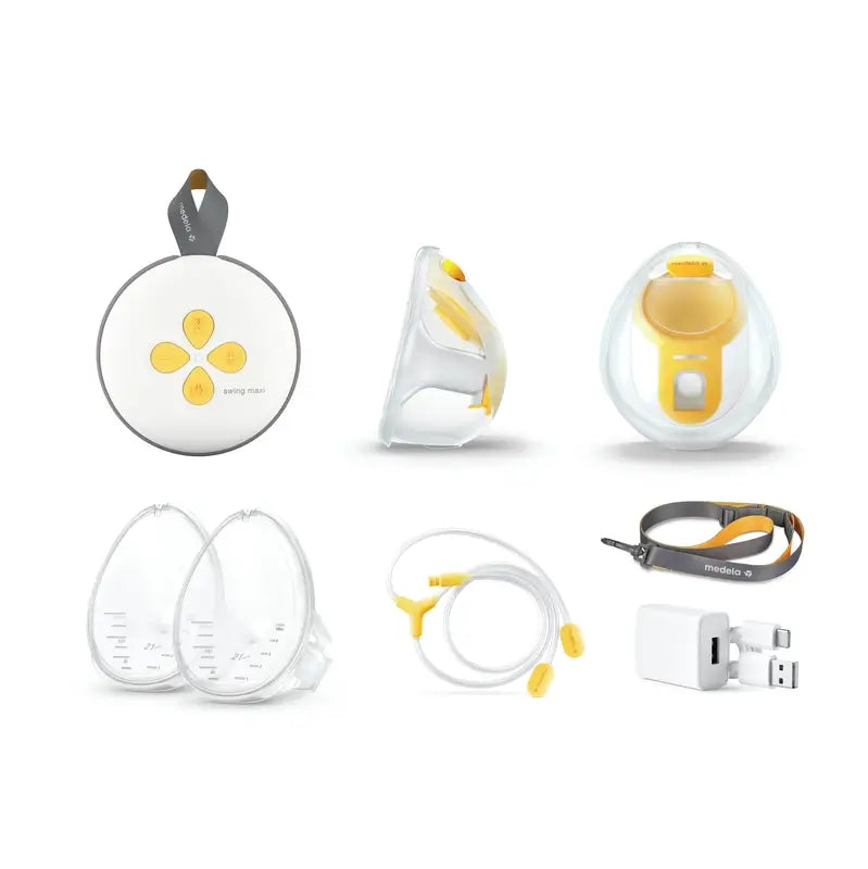 Bomba tira leite eléctrica dupla Medela Swing Maxi Hands Free, 1 unidade.