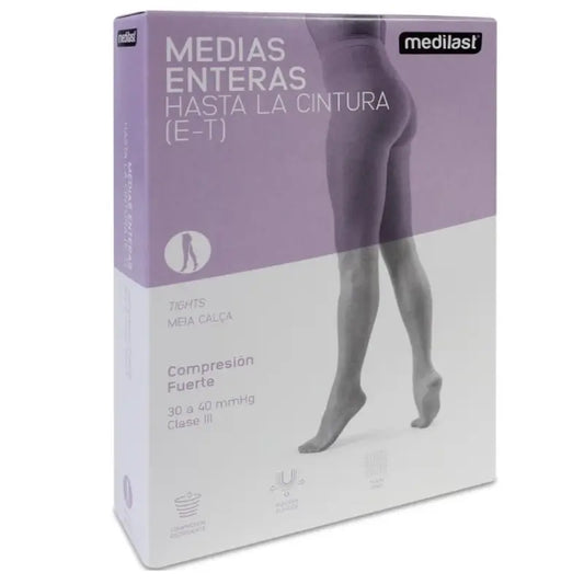 Medilast Comp Comp Comp Comp Forte Meia-calça Preta T/3