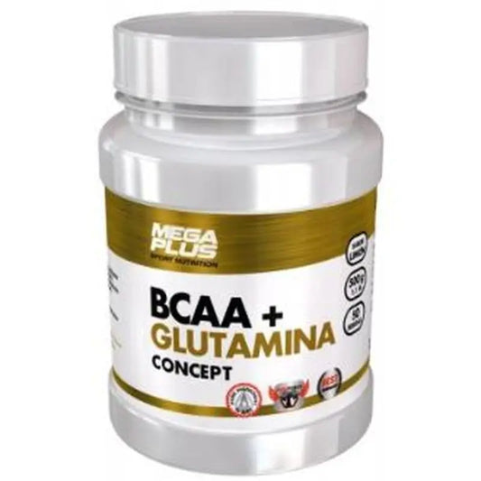 Mega Plus Bcaa+Glutamina Concept Limon 500Gr.