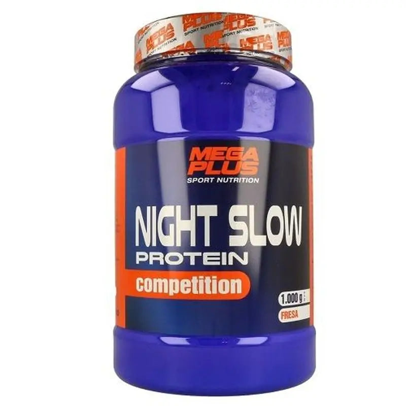 Mega Plus Night Slow Protein Competition Sabor Fresa 1Kg.