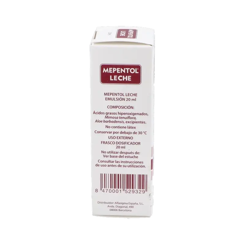 EMULSÃO DE LEITE MEPENTOL 20 ML