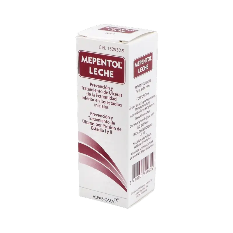 EMULSÃO DE LEITE MEPENTOL 20 ML