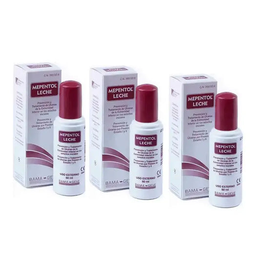 Mepentol Pack Úlcera Emulsão Láctea, 3 x 60 ml