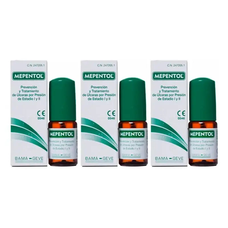 Mepentol Ulcer Spray Pack, 3 x 20 ml