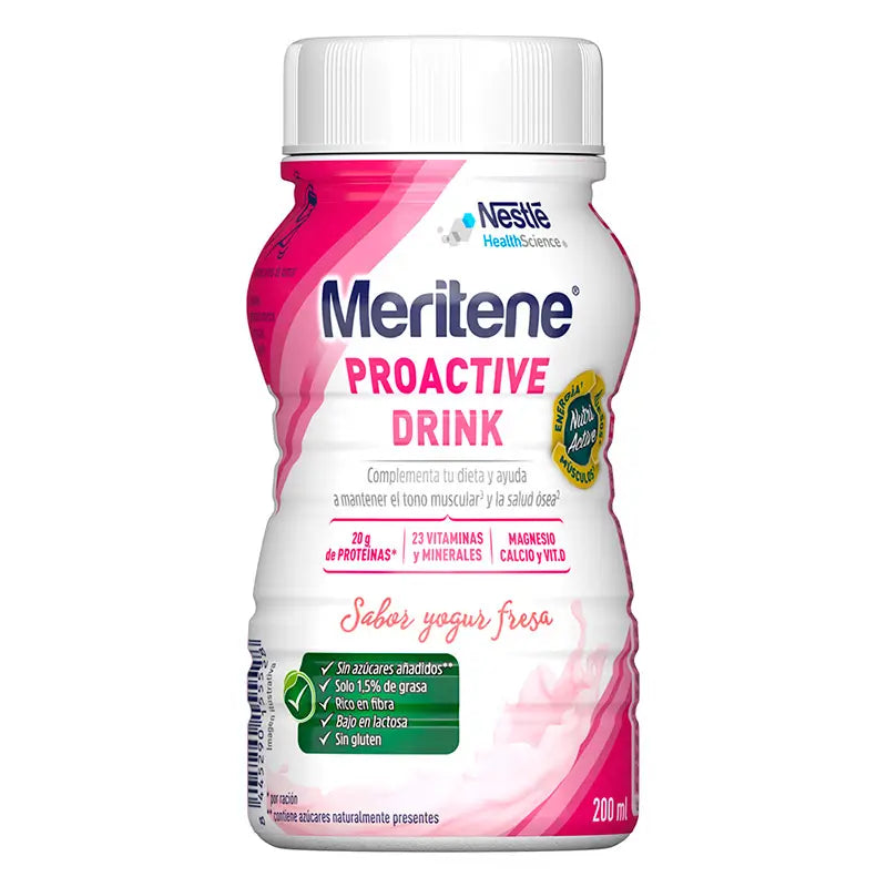 Meritene Fuerza y Vitalidad Drink Proactive, 6 X 125 gr