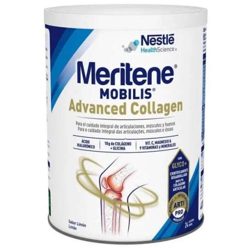 Meritene Mobilis Colagénio Avançado Sabor a Limão , 24 porções de 16,6g